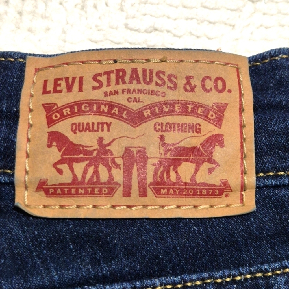 Levi's 724 Blue Straight Leg High Rise Jeans..Size:W30L32 - Picture 8 of 12